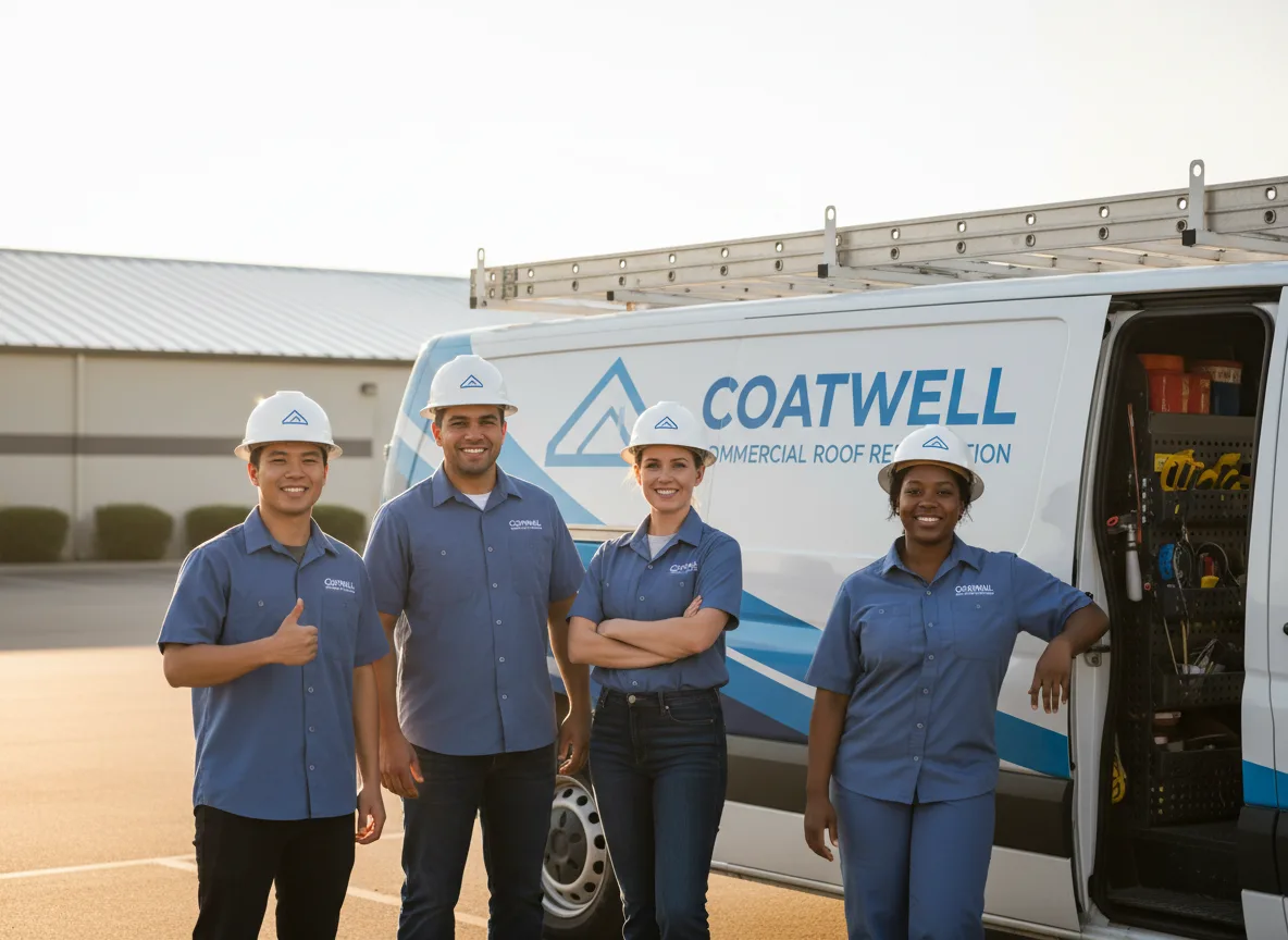 Commercial roof coating company in Starbuck, WA